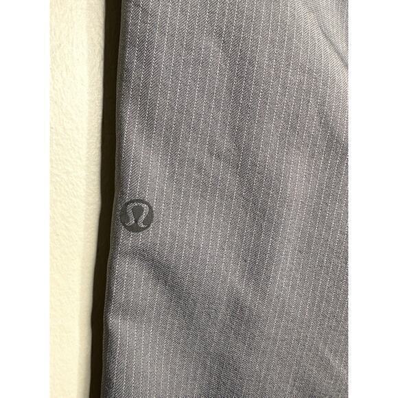 Lululemon Commute Pants Size 30 Men Gray Striped Golf Chino Stretch Athletic ABC - Picture 9 of 16